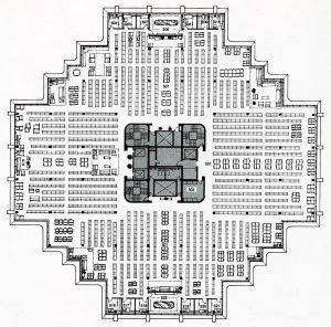 Geisel Kütüphanesi - William Pereira plan