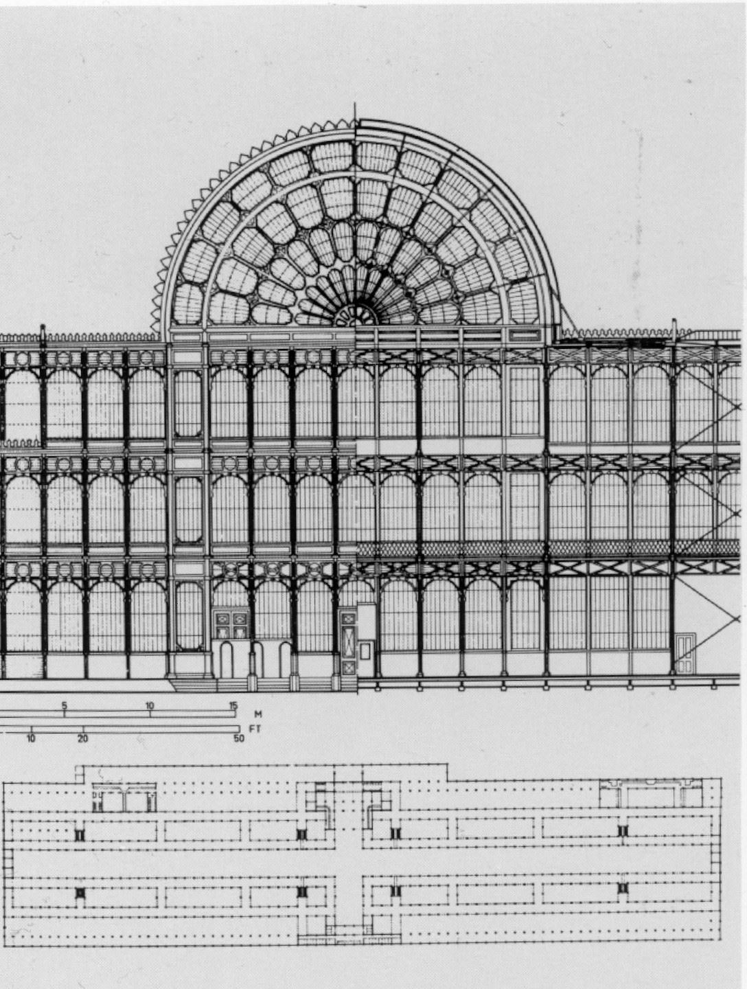 Kristal Saray / Joseph Paxton (1851) Arkitektuel