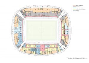 Konya Şehir Stadyumu / Bahadır Kul Plan