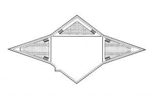 Kristal Katedral / Philip Johnson, John Burgee Plan