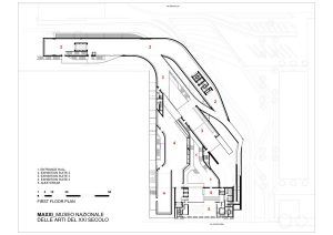 MAXXI Müzesi / Zaha Hadid Plan