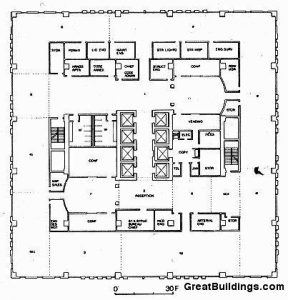 Portland Binası - Michael Graves plan