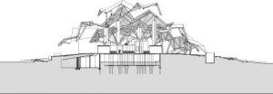 Biomuseo / Frank Gehry Kesit