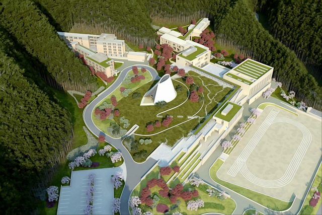 Miho Estetik Enstitüsü, I.M. Pei - masterplan