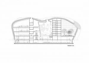 Ordos Müzesi / MAD Architects Kesit