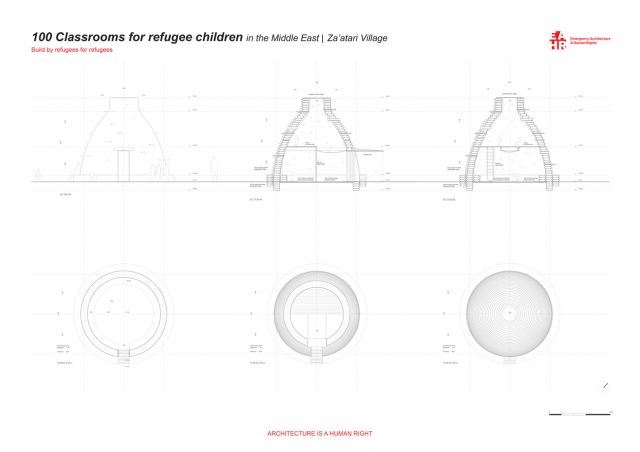 Mülteci Çocuklar için 100 Derslik - Emergency Architecture & Human Rights
