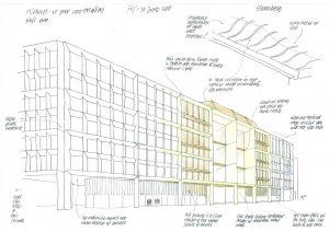 Bloomberg Merkez Binası - Foster + Partners eskiz