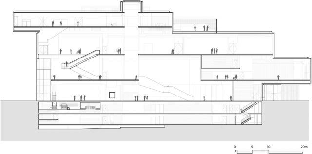 Remai Modern / KPMB-Architects + Architecture49 - kesit