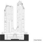 Chaoyang Park Plaza / MAD Architects Kesit