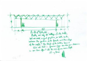 Chateau La Coste Sanat Galerisi / Renzo Piano Çizim