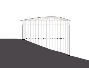 Saint Benedict Şapeli / Peter Zumthor Kesit