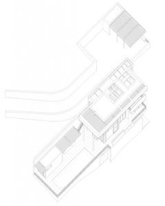 Bodrum Evleri / Richard Meier Aksonometrik