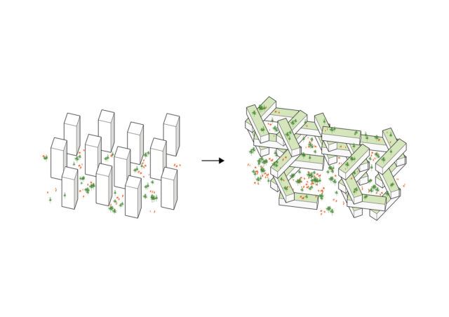 The Interlace - Ole Scheeren / OMA diyagram