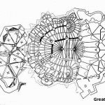 Colonia Güell - Antoni Gaudi plan