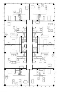 860-880 Lake Shore Drive - Ludwig Mies van der Rohe plan