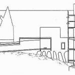 La Tourette Manastırı - Le Corbusier kesit