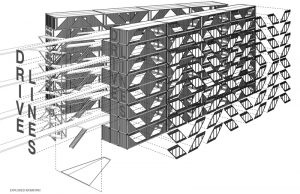 Drivelines Stüdyoları - LOT-EK izometrik