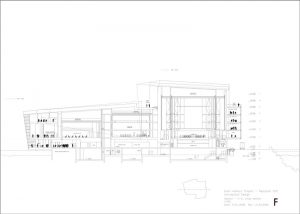 Harpa Konser Salonu ve Konferans Merkezi - Henning Larsen Architects & Olafur Eliasson kesit