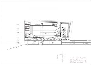 Harpa Konser Salonu ve Konferans Merkezi - Henning Larsen Architects & Olafur Eliasson kesit