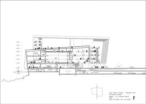 Harpa Konser Salonu ve Konferans Merkezi - Henning Larsen Architects & Olafur Eliasson kesit