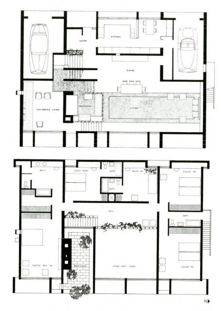 Milam Rezidansı - Paul Rudolph plan