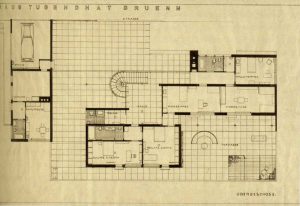 Tugendhat Evi (Villa Tugendhat) / Mies van der Rohe plan