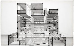 Rudolph Hall / Paul Rudolph kesit