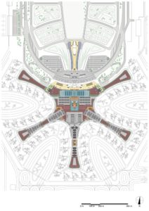 Pekin Daxing Uluslararası Havalimanı (Beijing Daxing International Airport) / Zaha Hadid Architects plan