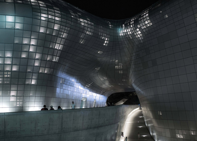 Dongdaemun Design Plaza Arkitektuel