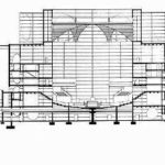 Bangladeş Ulusal Meclis Binası / Louis Kahn kesit