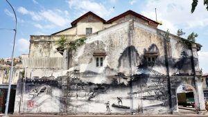 Evolution, Ernest Zacharevic. Ipoh, Malezya