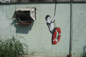 Swinger, Banksy. 2008, New Orleans, ABD