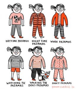 Gemma Correll Koronavirüs İllüstrasyonu